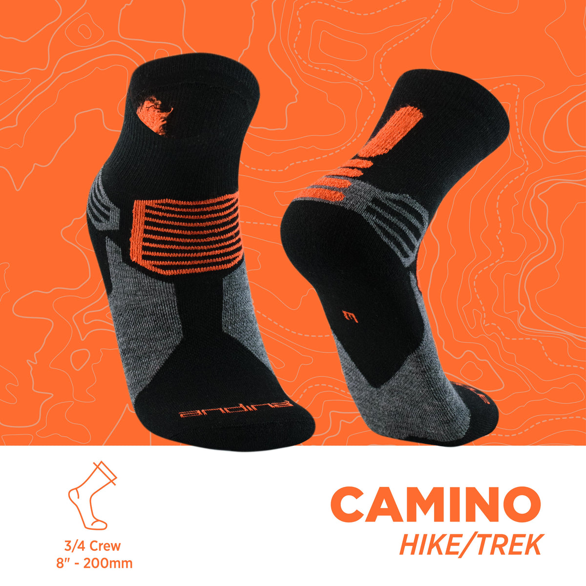 Camino  Calcetines de senderismo de merino y alpaca – Andina Outdoors  Deutschland