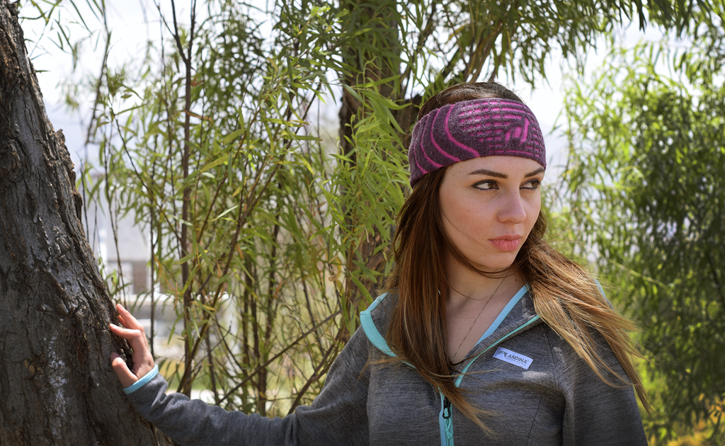 TORMENTA headband | Stirnband aus Alpaka Premium & Lyocell - Herren & Damen