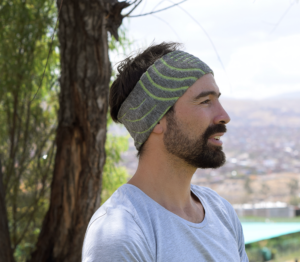 TORMENTA headband | Stirnband aus Alpaka Premium & Lyocell - Herren & Damen