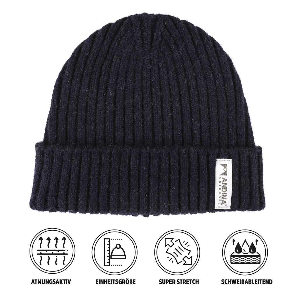 Atmungsaktiv, warm und nachhaltig. Doppelripp-Design für Komfort bei jedem Wetter.